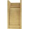 Ekena Millwork 10"W x 10"D x 20"H Wide Hughes Rough Cedar Woodgrain TimberThane Corbel, Primed Tan CORUR10X10X20HUGRCPR - alternate 3